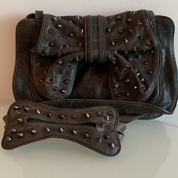 3.1 Phillip Lim grey bow bag. - Picture 2 of 12